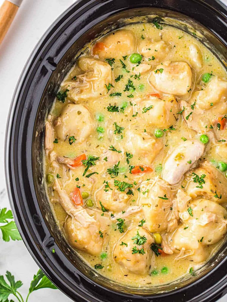 Crockpot Chicken and Dumplings Recipe